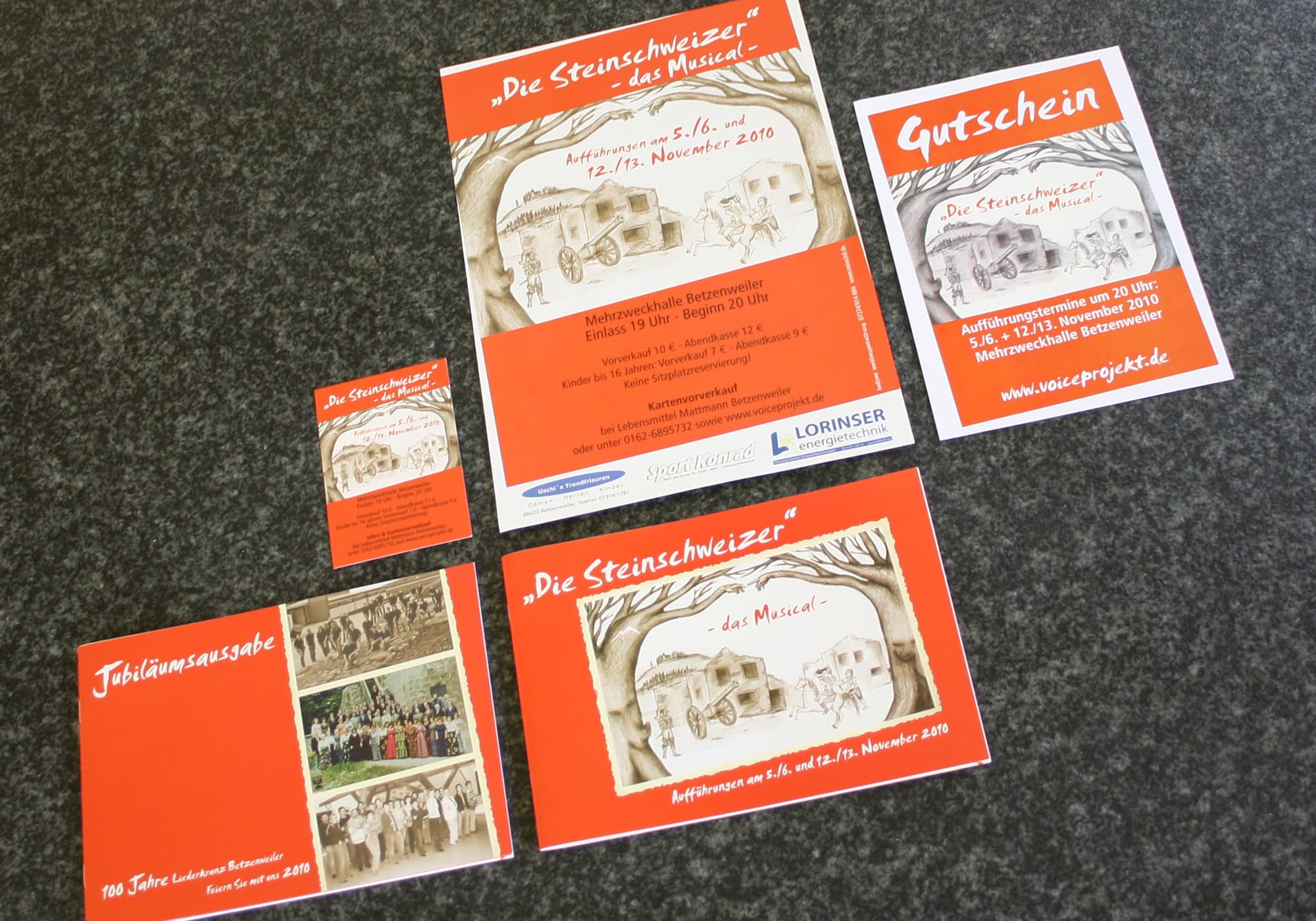 corporate design beispiele - musical vereine