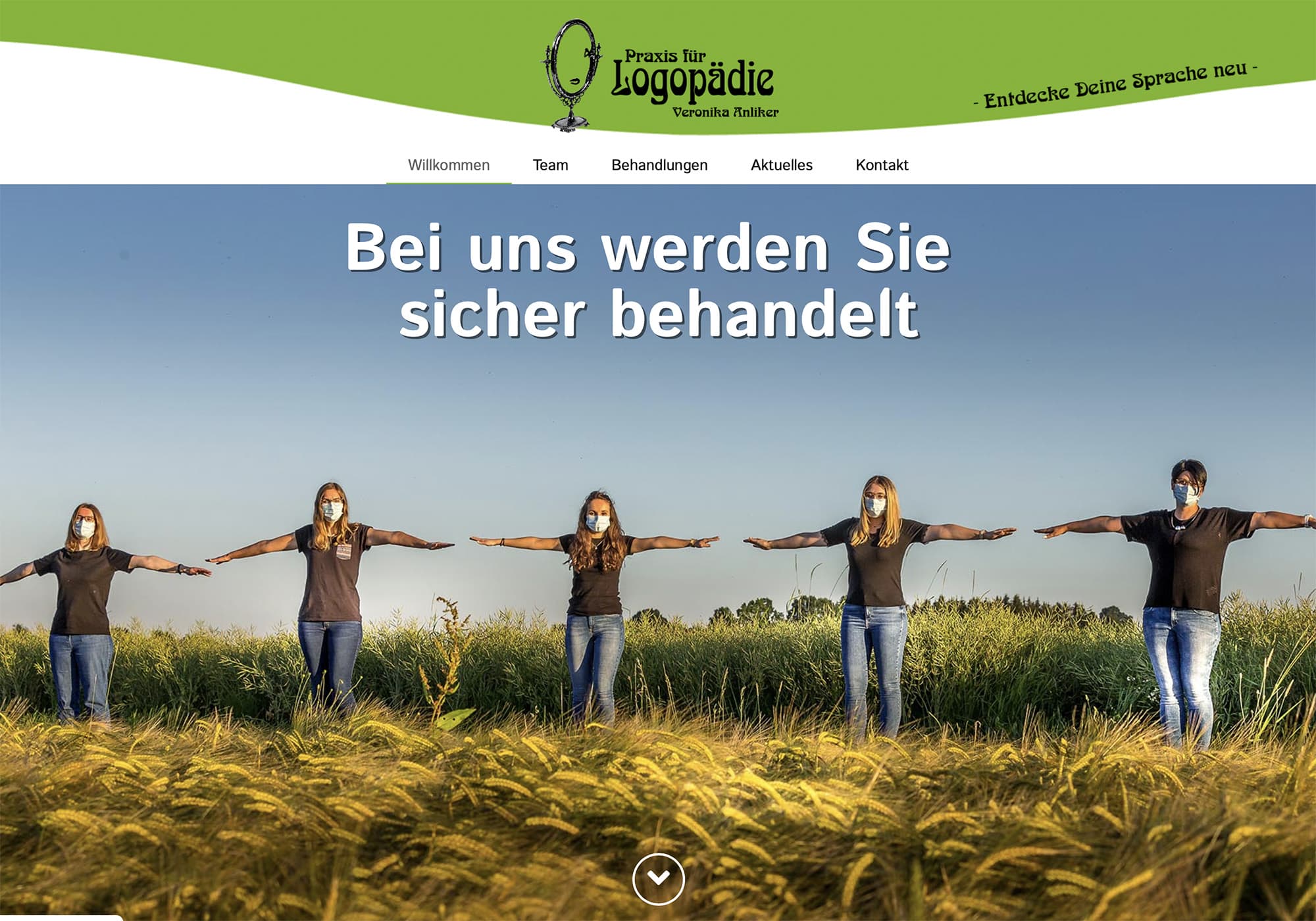 corporate design beispiele - homepage webdesign