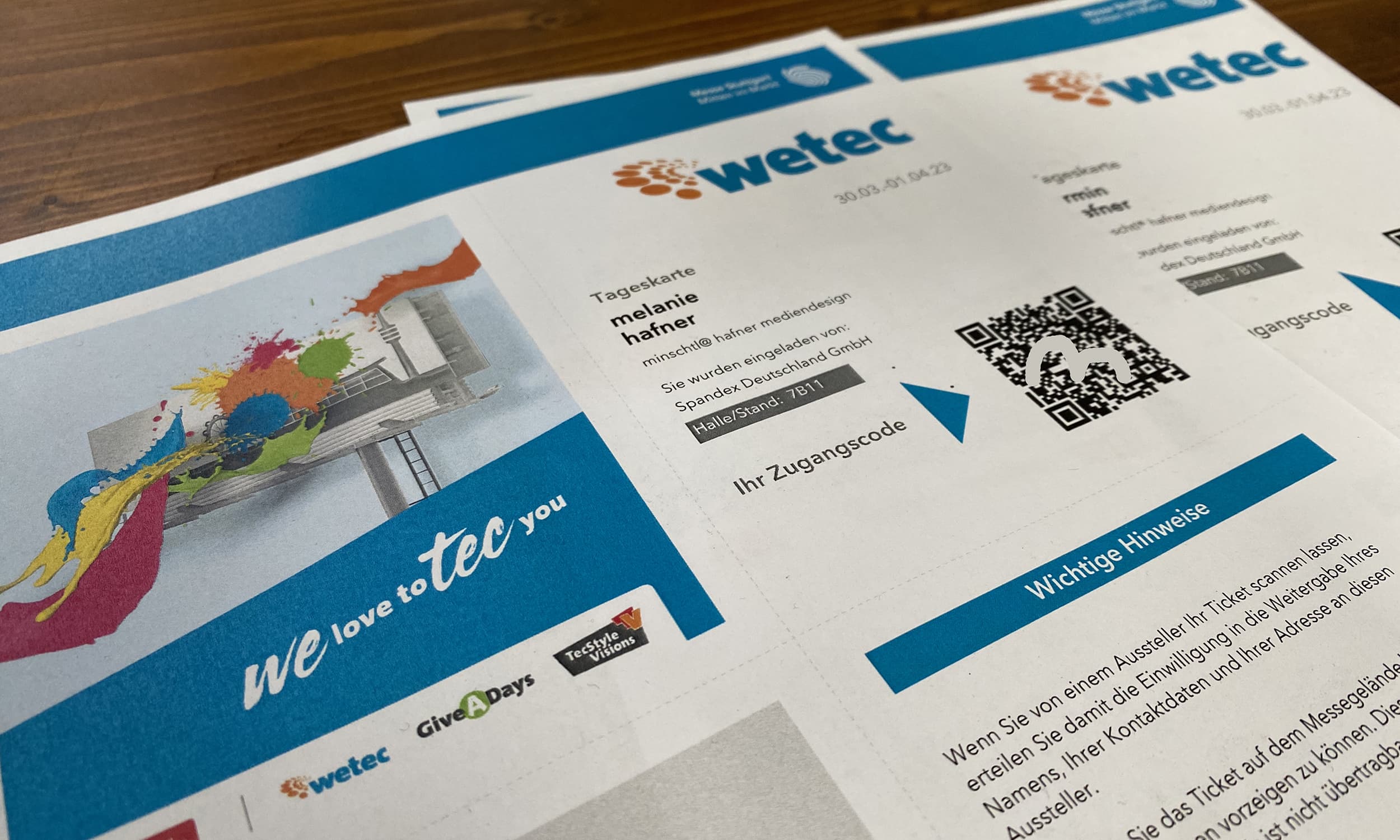 Einblick ins Kreativ-Business und dem Messebesucht auf die Wetec