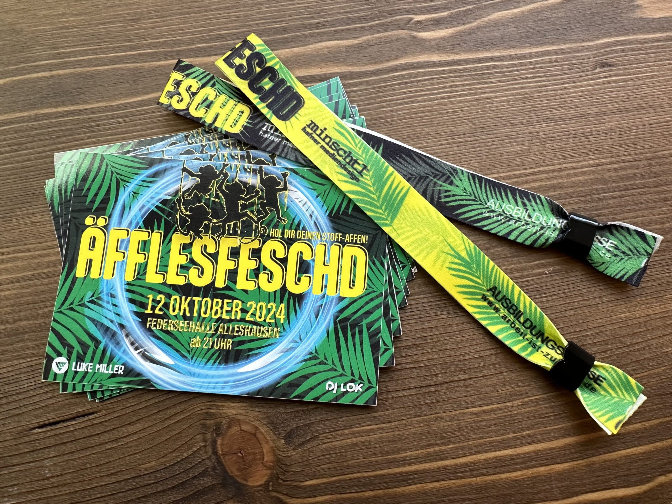 12 von 12 kreative Projekte Äfflesfeschd Eventdesign