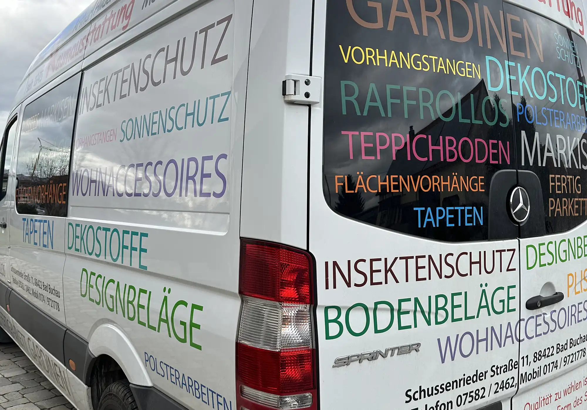 Busfolierung Handwerker auffallend markant besonders