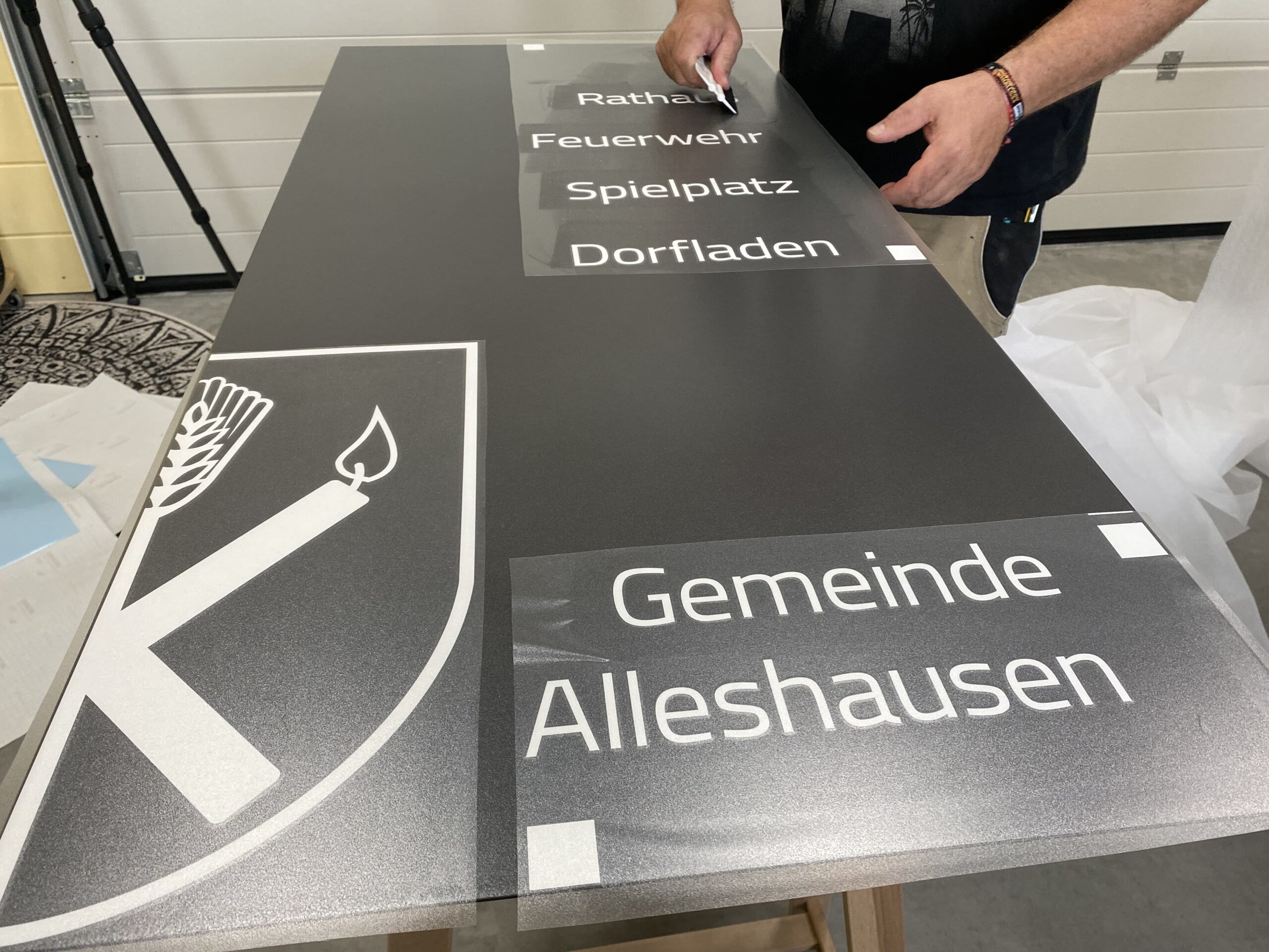 12 von 12 kreative projekte campus leitsystem