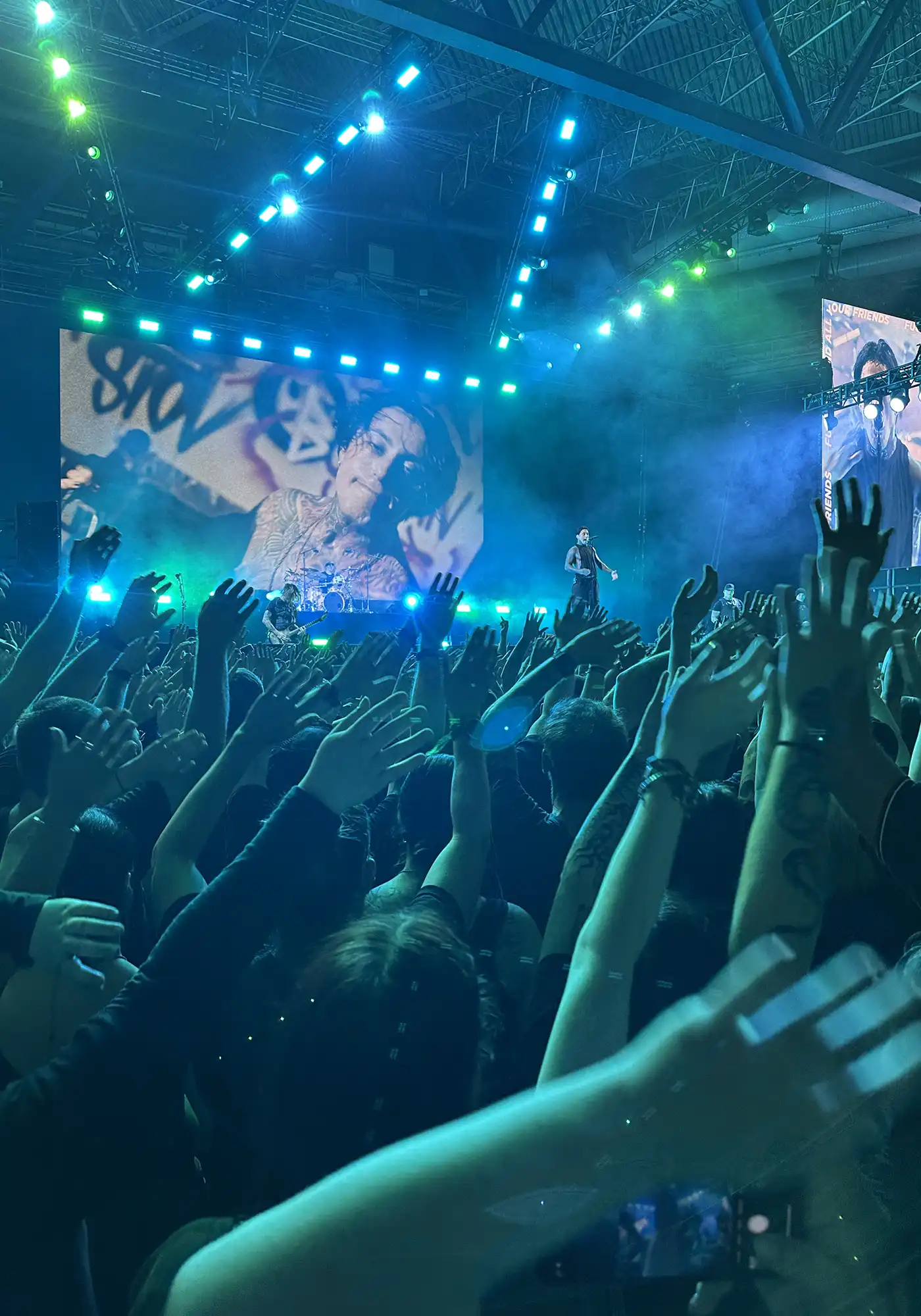 Ideen finden auf einem Konzert von Falling in Reverse