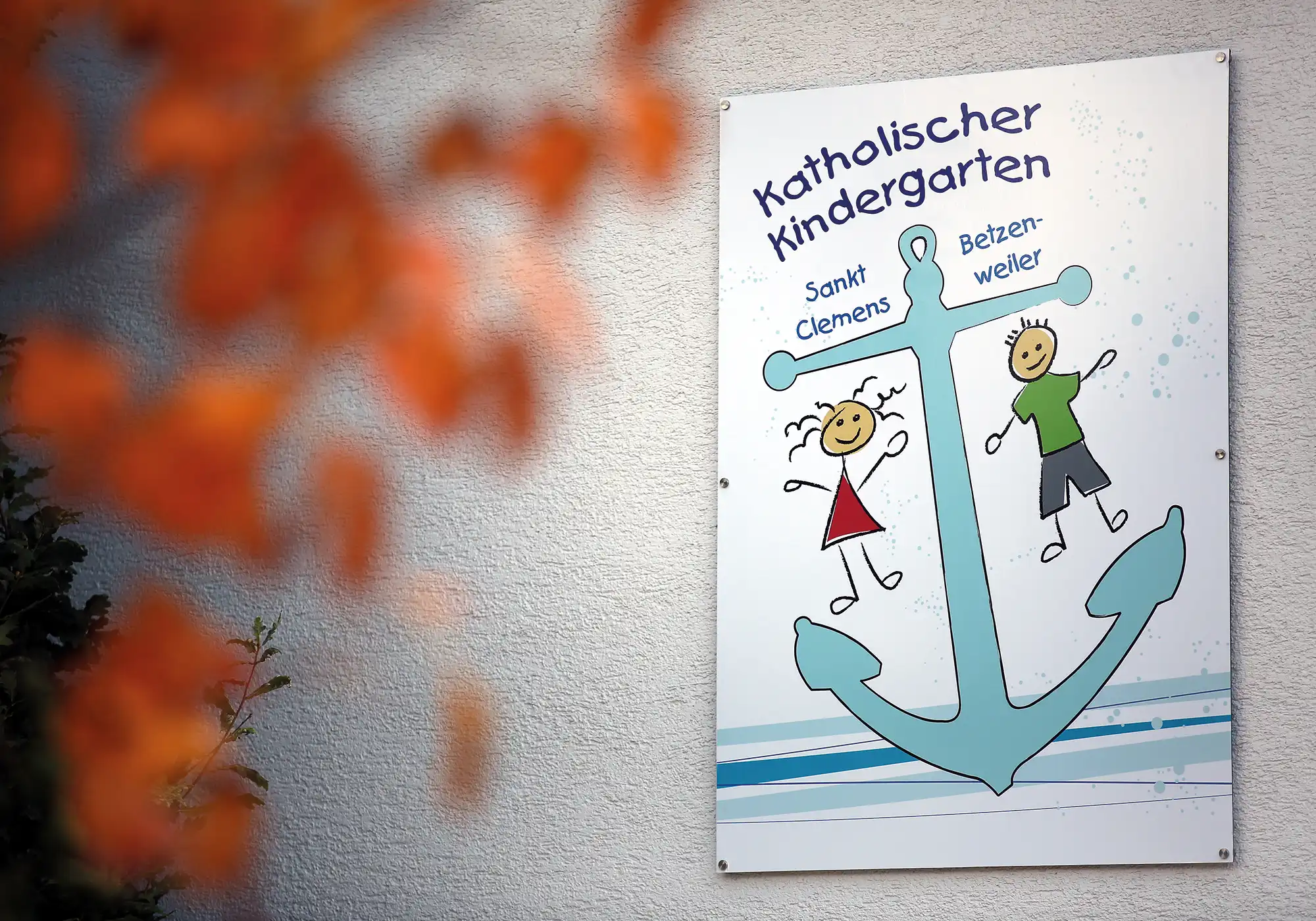 Kindergarten Familienzentrum St. Clemens Betzenweiler altes Logo