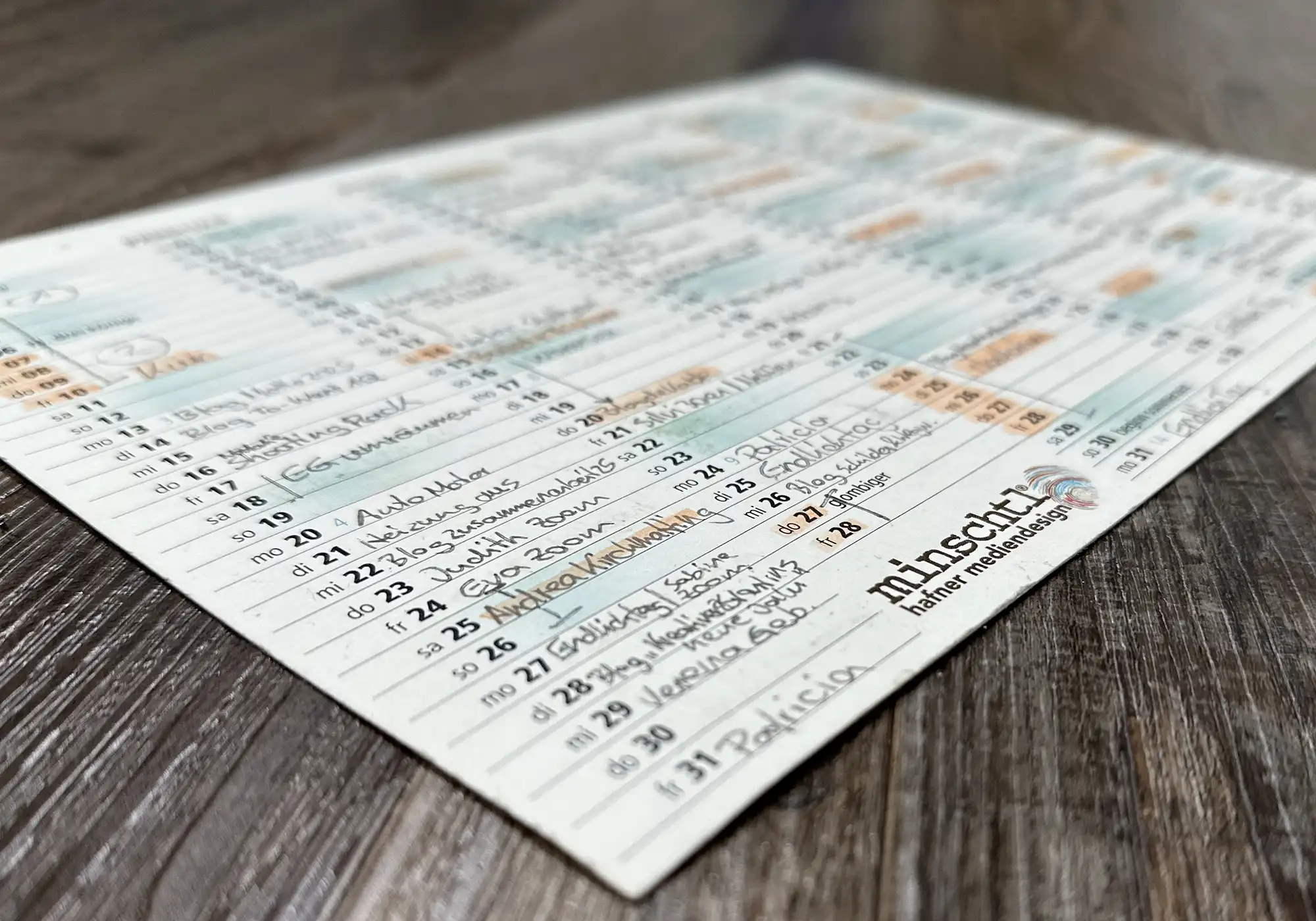 Neuausrichtung 2025 und einen Kalenderrückblick