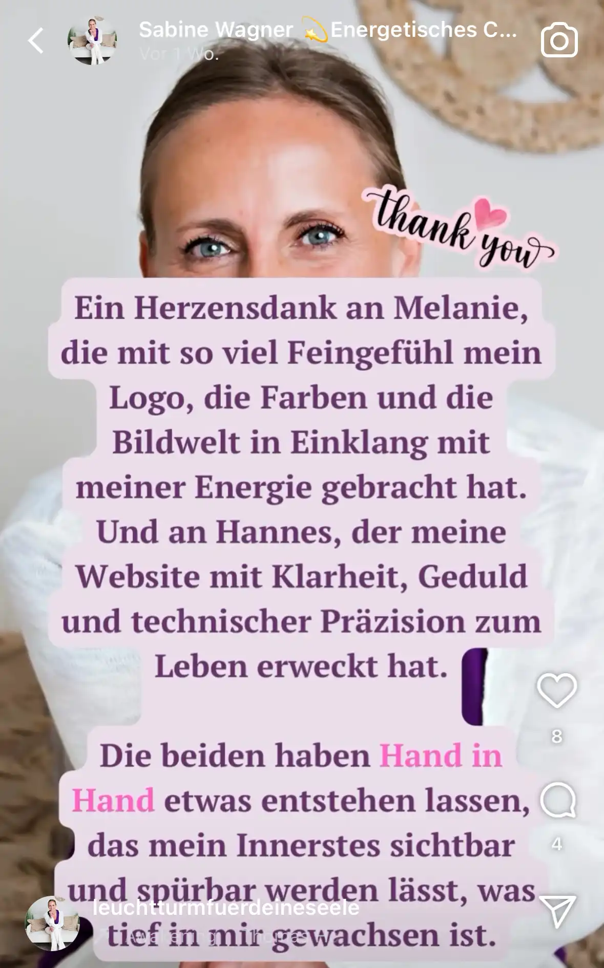 Kundenstimme Sabine Wagner